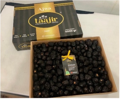 Kurma Ajwa Taajir Premium “Super”  5 Kg