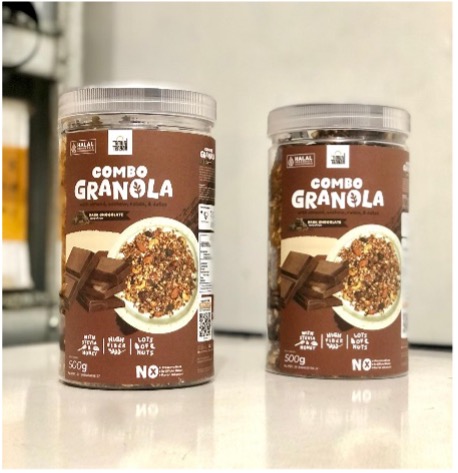 Granola Dark Coklat 500gr